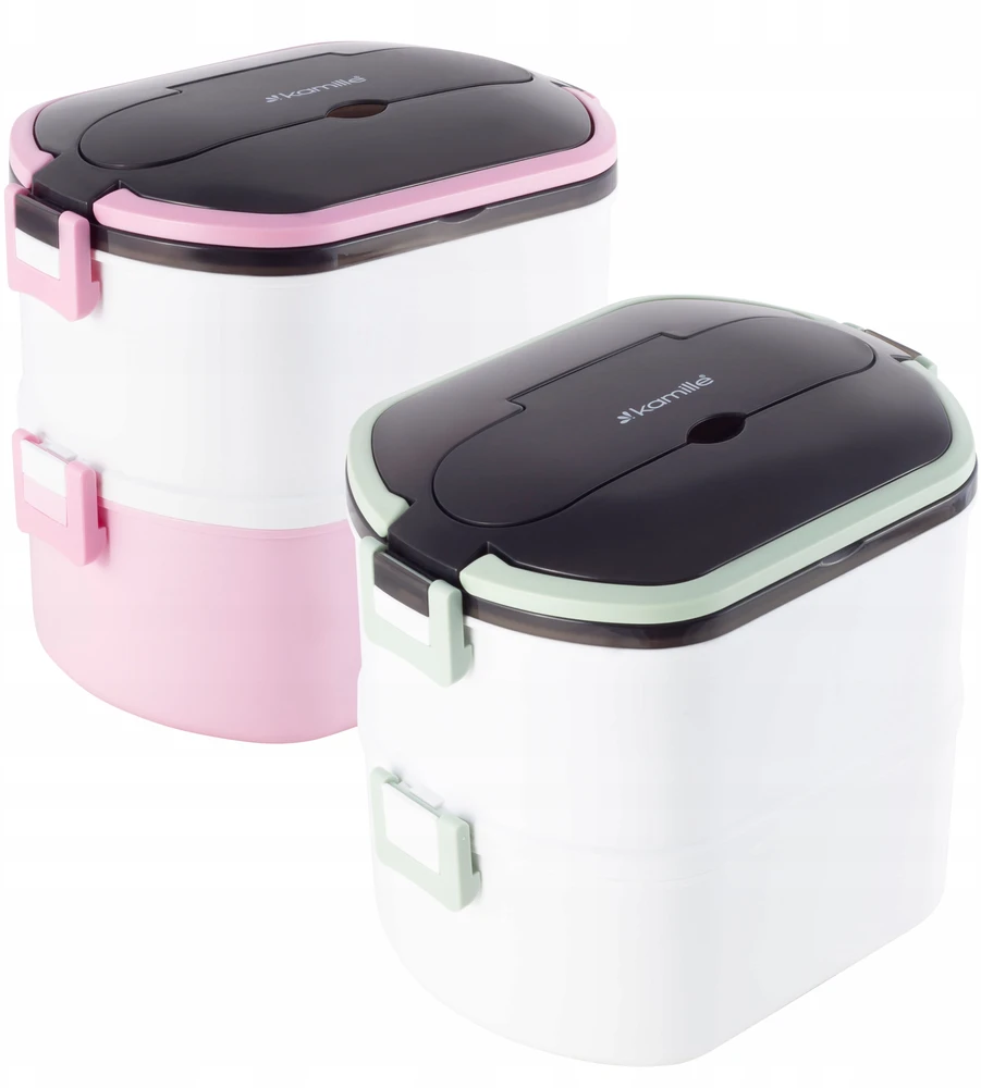 Pietų dėžutė 1500 ml Kamille KM-2139 Rožinė