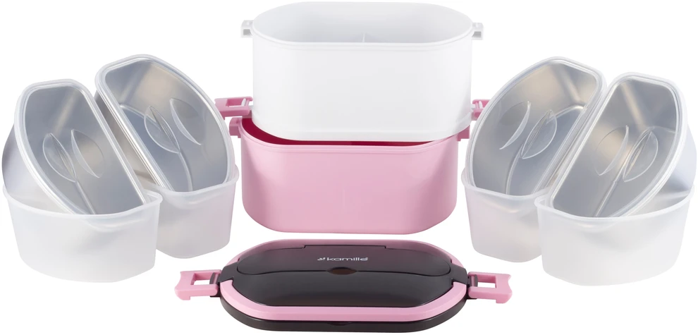 Pietų dėžutė 1500 ml Kamille KM-2139 Rožinė