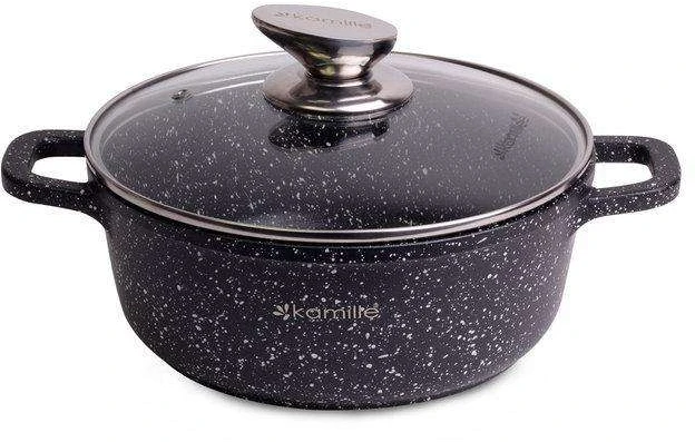 Puodas 4,5 L su marmuro danga KAMILLE 4405
