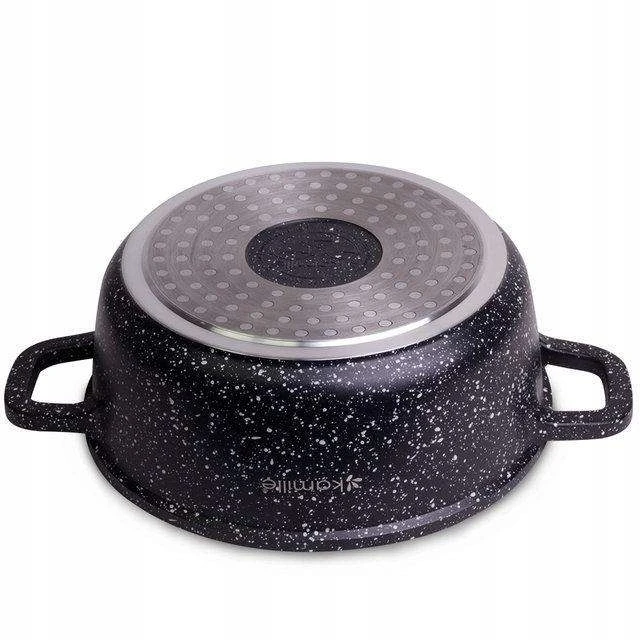 Puodas 4,5 L su marmuro danga KAMILLE 4405