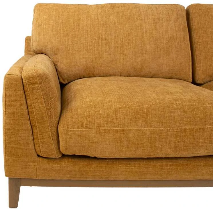 Kampinė sofa BASIL dešinioji kampinė, oranžinė
