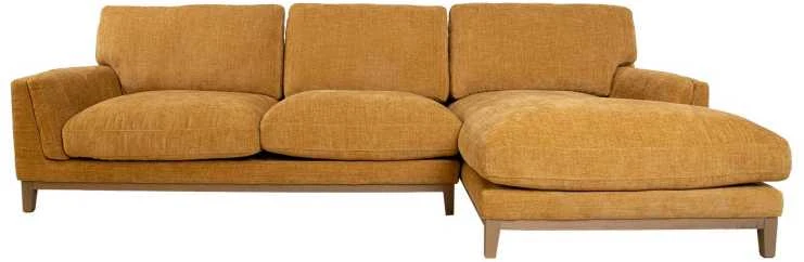Kampinė sofa BASIL dešinioji kampinė, oranžinė