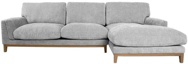Kampinė sofa BASIL dešinioji kampinė, pilka