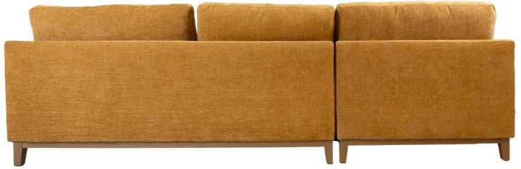 Kampinė sofa BASIL kairiojo kampo, oranžinė