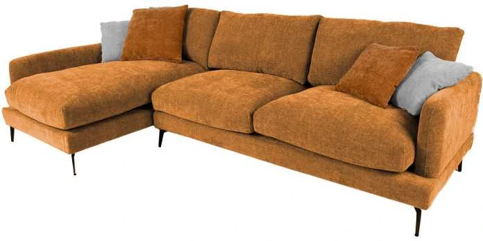 Home4You Kampinė sofa DAISY KK, ruda