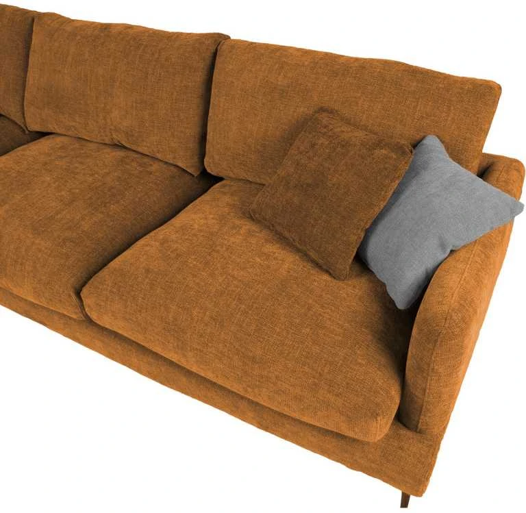 Home4You Kampinė sofa DAISY KK, ruda
