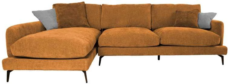 Home4You Kampinė sofa DAISY KK, ruda