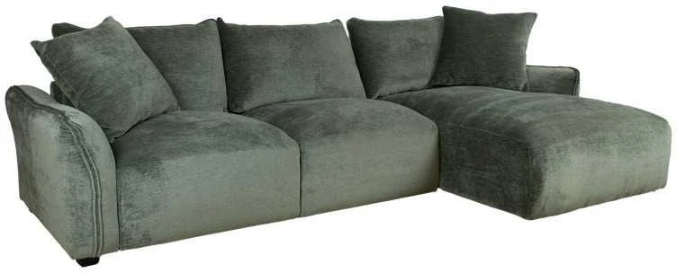 Home4You Kampinė sofa DIVI RC Mėtinės spalvos, dešininis kampas