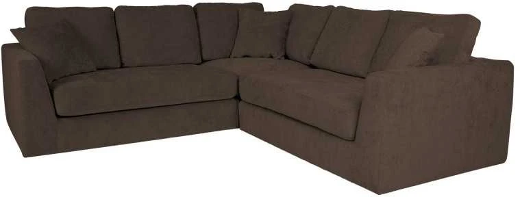 Home4You Kampinė sofa EDRA Tamsiai pilka