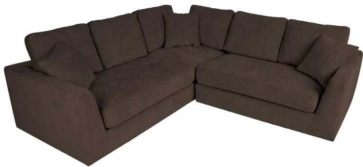 Home4You Kampinė sofa EDRA Tamsiai pilka