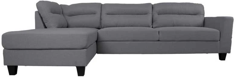 Home4You Kampinė sofa HELSINKI KK, tamsiai pilka