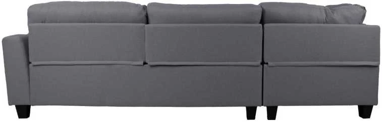 Home4You Kampinė sofa HELSINKI KK, tamsiai pilka