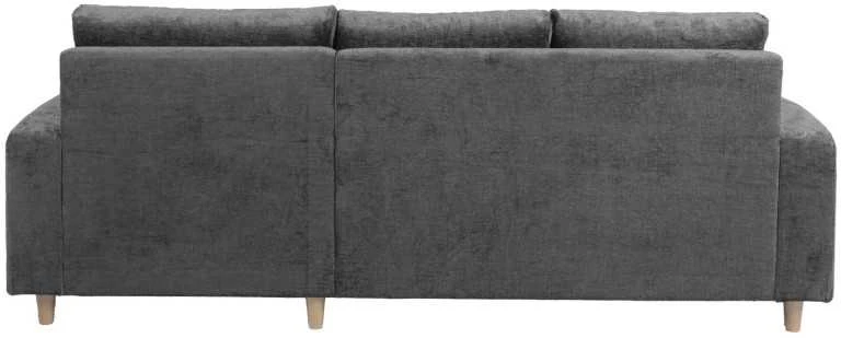 Home4You Kampinė sofa KARL RC Pilka, 240x154 cm, Dešininė pusė