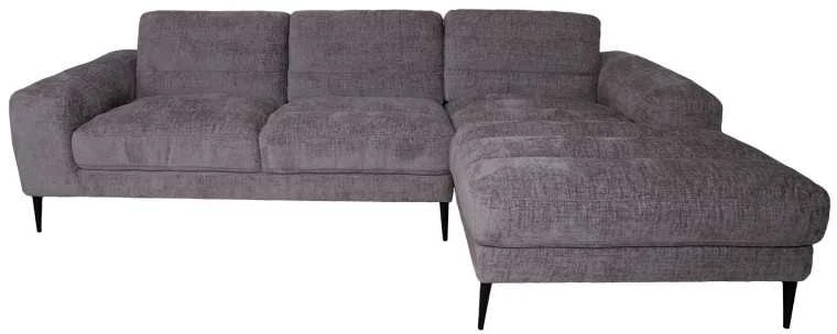 Home4You Kampinė sofa KRISTY RC pilka