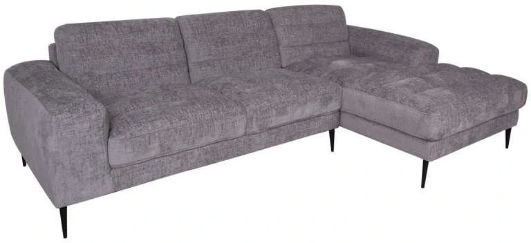 Home4You Kampinė sofa KRISTY RC pilka