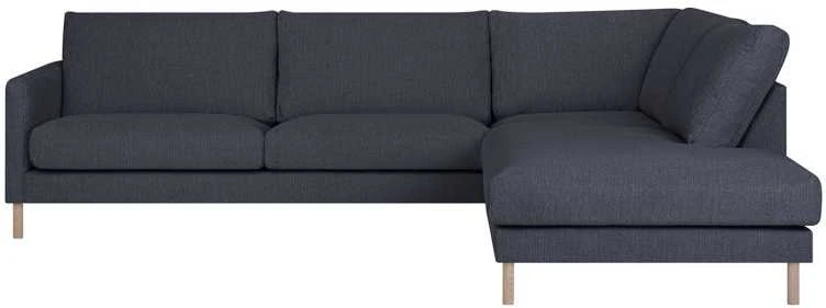 Home4You Kampinė sofa LISANNA RC, mėlynos spalvos
