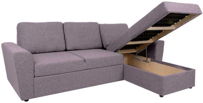 Home4You Kampinė sofa lova INGMAR Rožinė spalva