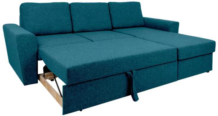 Home4You Kampinė sofa-lova INGMAR Žalia