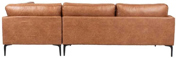 Home4You Kampinė sofa SOFIA DK, ruda