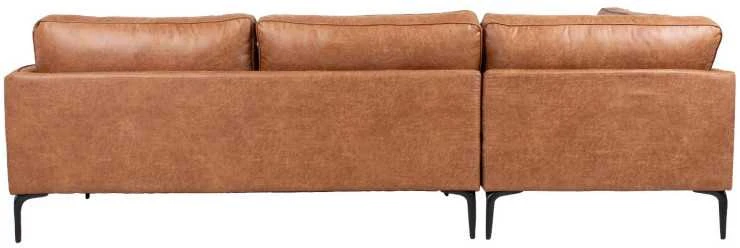 Home4You Kampinė sofa SOFIA KK, ruda