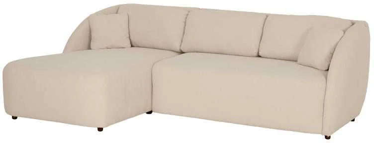 Home4You Kampinė sofa VALERY VN Kreminė, Išskleidžiama