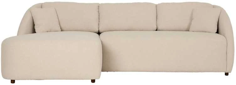 Home4You Kampinė sofa VALERY VN Kreminė, Išskleidžiama