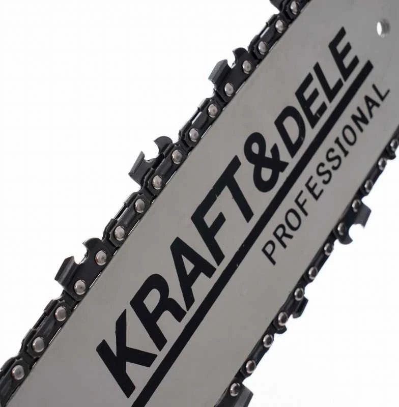 Kraftampdele Kraftdele Kampinis šlifuoklis + grandininis pjūklo adapteris, 20V, 125mm