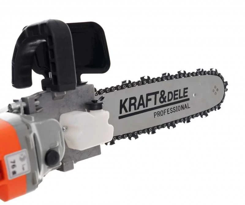 Kraftampdele Kraftdele Kampinis šlifuoklis + grandininis pjūklo adapteris, 20V, 125mm