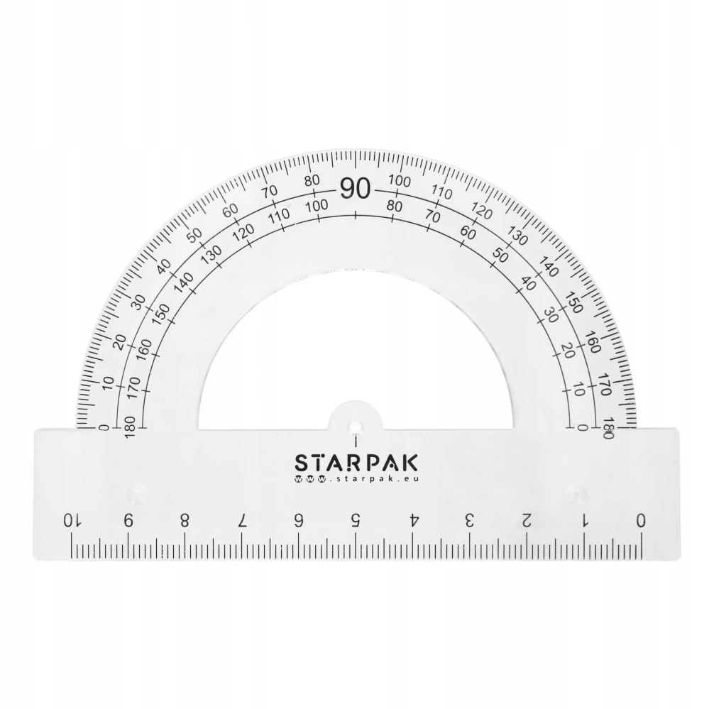 Kampų matuoklis 180' 10cm - STARPAK