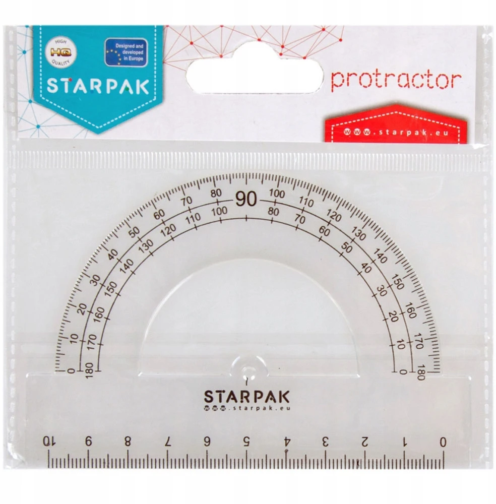Kampų matuoklis 180' 10cm - STARPAK