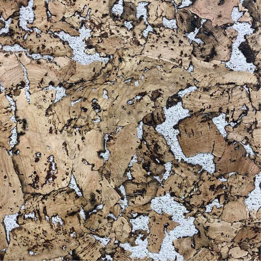 Kamštinė sienų danga COLORADO, baltos sp., 30 x 60 x 0,3 cm