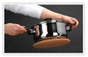 Excellent Houseware Kamštinis padėkliukas su magnetu ø21 cm
