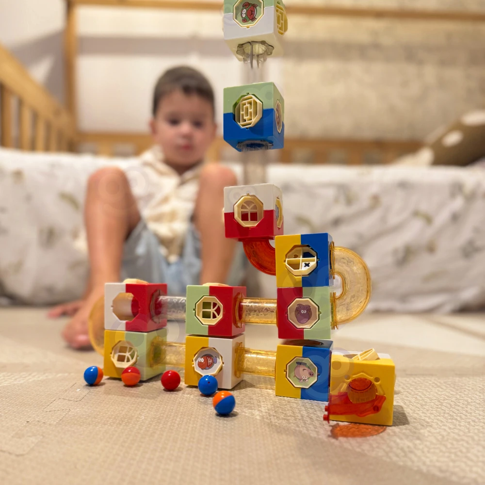 Woopie Kulkowy Kulodrom 3D Statybas Blokų Rinkinys