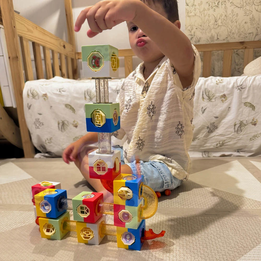 Woopie Kulkowy Kulodrom 3D Statybas Blokų Rinkinys