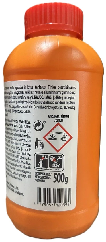 Kanalizacijos vamzdžių valiklis Vėtra, 500g