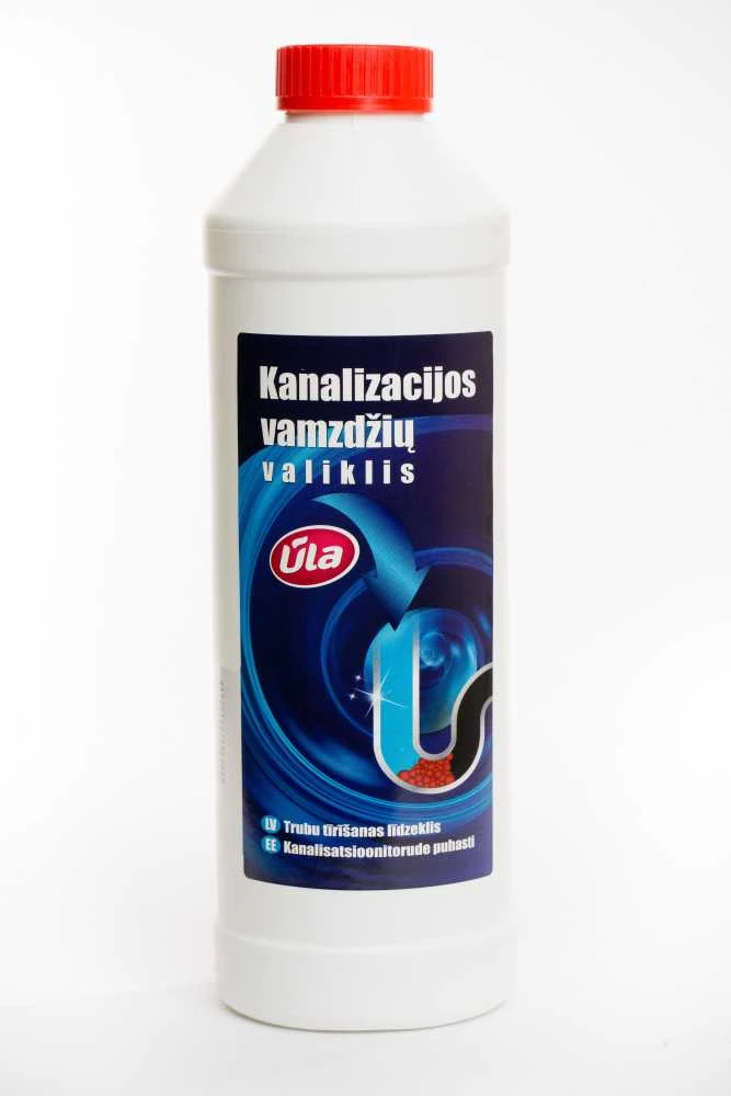 Kanalizacijos vamzdžių valiklis Ūla, skystas, 1l
