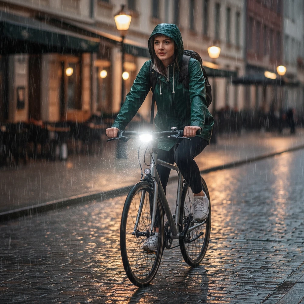 Kanza DVIRAČIO ŠVIESOS PRIEKINĖ GALINĖ LED PRIEKINĖ PAKRAUJAMOJO USB-C LEMPŲ RINKINYS