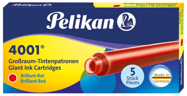 Pelikan Rašalo kapsulės GTP/5 mėlynos, ilgos