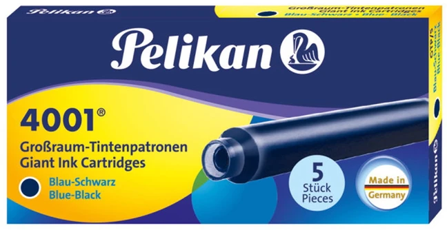 Pelikan Rašalo kapsulės GTP/5 mėlynos, ilgos
