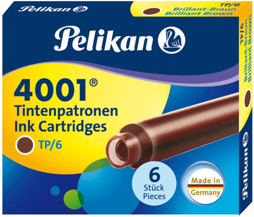 Pelikan Kapsulės TP/ 6 juodos