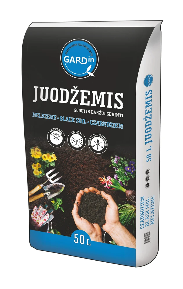Kapų tvarkymo žemė DURPETA, juoda, 50 l