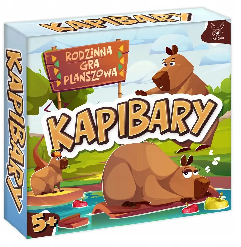 Kangur Gry Kapybaras. Šeimos stalo žaidimas kengūra