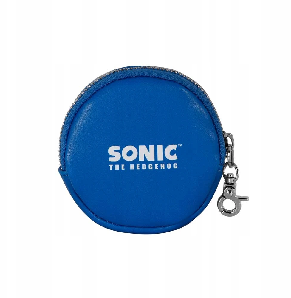 Karactermania PORTMONETKA SONIC FACE OKRĄGŁA, WYMIARY: 8.7CM X 8.7CM X 2.3CM