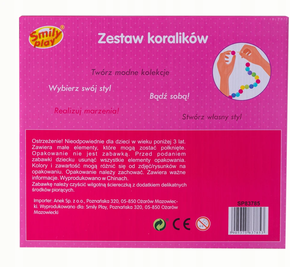 KARALIUKAI PAPUOŠALŲ GAMYBAI Smily Play kūrybinis rinkinys 500 vnt 3 metai