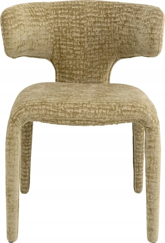 Kare Design Dizainerio minkšta kėdė svetainei ir valgomajam Tobi Max žalia Kare