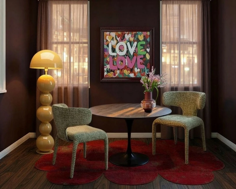 Kare Design Dizainerio minkšta kėdė svetainei ir valgomajam Tobi Max žalia Kare