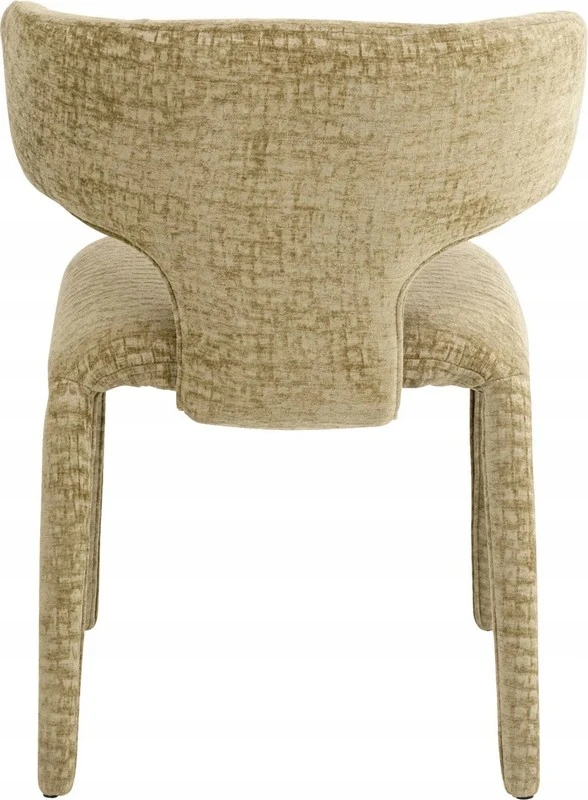 Kare Design Dizainerio minkšta kėdė svetainei ir valgomajam Tobi Max žalia Kare