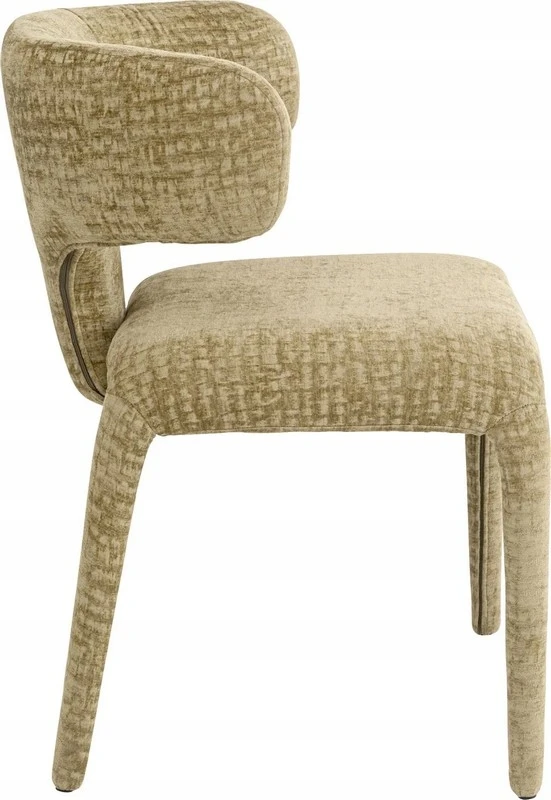 Kare Design Dizainerio minkšta kėdė svetainei ir valgomajam Tobi Max žalia Kare