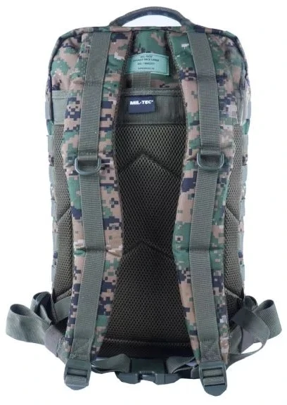 Karinė turistinė kuprinė Mil-Tec Assault Pack LG Digital Woodland Marpat, 36 L