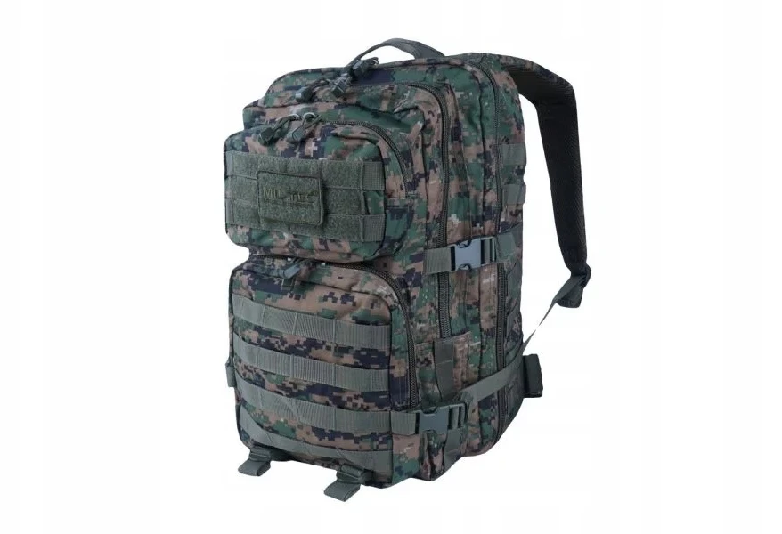 Karinė turistinė kuprinė Mil-Tec Assault Pack LG Digital Woodland Marpat, 36 L
